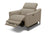 Divani Casa Eden Modern Taupe Leather Recliner Chair Model VGKV-KM.5012-CHR-SAND