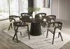 Modrest Weiss Mid Century Modern Light Grey Fabric & Wenge Dining Chair Model VGMA-MI-1181-WNG