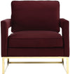 Avery Maroon Velvet Chair Model: TOV-A110