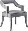 Tiffany Grey Velvet Chair Model: TOV-A210
