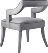 Tiffany Grey Velvet Chair Model: TOV-A210