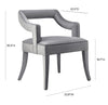 Tiffany Grey Velvet Chair Model: TOV-A210