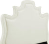 Serenity Cream Velvet Bed in King Model: TOV-B104