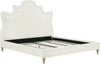 Serenity Cream Velvet Bed in Queen Model: TOV-B105