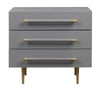 Trident Grey Nightstand Model: TOV-B44061