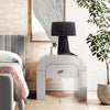 Hump White Nightstand Model: TOV-B44074