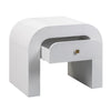 Hump White Nightstand Model: TOV-B44074