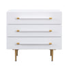 Trident White Nightstand Model: TOV-B44076