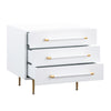 Trident White Nightstand Model: TOV-B44076