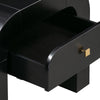 Hump Black Nightstand Model: TOV-B44100