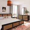 Sierra Noir Bed in King Model: TOV-B44102
