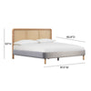 Kavali Grey King Bed Model: TOV-B44121