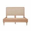 Carmen Natural Ash and Cane Bed in Queen Model: TOV-B44158