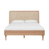 Carmen Natural Ash and Cane Bed in King Model: TOV-B44159