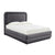 Briella Dark Grey Velvet Bed in Queen Model: TOV-B44215