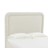 Briella Cream Velvet Bed in Full Model: TOV-B44216