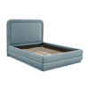 Briella Bluestone Velvet Bed in Full Model: TOV-B44217