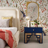 Suzie Navy & Rattan Nightstand Model: TOV-B54204