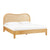 Grappa Natural Wood & Rattan King Bed Model: TOV-B54347