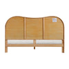 Grappa Natural Wood & Rattan King Bed Model: TOV-B54347