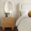 Miles Natural Wood 2-Drawer Nightstand Model: TOV-B54348