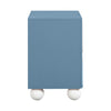 Tori Motif Blue Nightstand Model: TOV-B54374