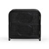 Tina Black Rattan Nightstand Model: TOV-B54406
