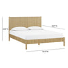 Tyla Natural Wood Queen Bed Model: TOV-B54409