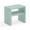 Derry Blue Capiz Shell Nightstand Model: TOV-B54432