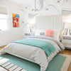 Arabelle White Velvet Bed in King Model: TOV-B68250