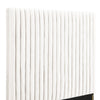 Arabelle White Velvet Bed in King Model: TOV-B68250