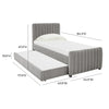 Angela Grey Trundle in Twin Model: TOV-B68377
