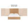 Eliana Honey Velvet Queen Bed with Wings Model: TOV-B68727-WINGS