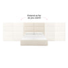 Eliana Cream Boucle Queen Bed Model: TOV-B68731