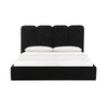 Palani Black Velvet Queen Bed Model: TOV-B68745
