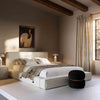Olafur Cream Linen King Bed Model: TOV-B68823