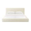 Olafur Cream Linen King Bed Model: TOV-B68823
