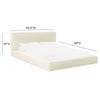 Olafur Cream Linen King Bed Model: TOV-B68823
