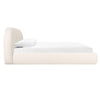 Bara Cream Textured Velvet King Bed Model: TOV-B68877