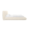 Romp Cream 100% Upcycled Linen Queen Bed Model: TOV-B68950