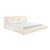 Romp Cream 100% Upcycled Linen King Bed Model: TOV-B68951
