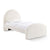 Moon Cream Boucle Twin Bed Model: TOV-B69110