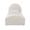 Moon Cream Boucle Twin Bed Model: TOV-B69110