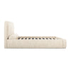 Murielle Taupe Textured Boucle Queen Bed Model: TOV-B69139