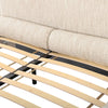 Murielle Taupe Textured Boucle Queen Bed Model: TOV-B69139