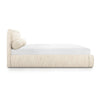 Murielle Taupe Textured Boucle King Bed Model: TOV-B69140