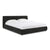 Isla Charcoal Textured Velvet Queen Bed Model: TOV-B69164