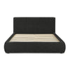 Isla Charcoal Textured Velvet Queen Bed Model: TOV-B69164