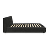 Isla Charcoal Textured Velvet Queen Bed Model: TOV-B69164
