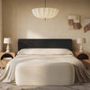 Isla Charcoal Textured Velvet King Bed Model: TOV-B69165